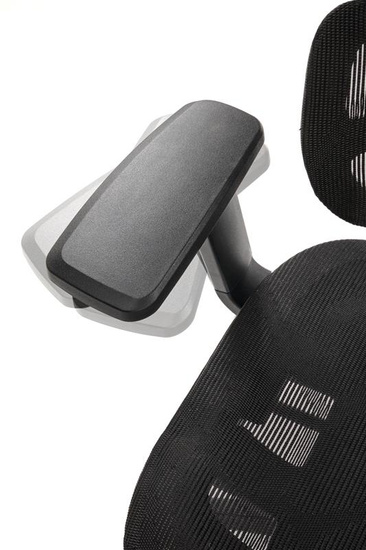 Fotel gabinetowy ASTRAL czarny z siatki z mechanizmem MULTIBLOCK