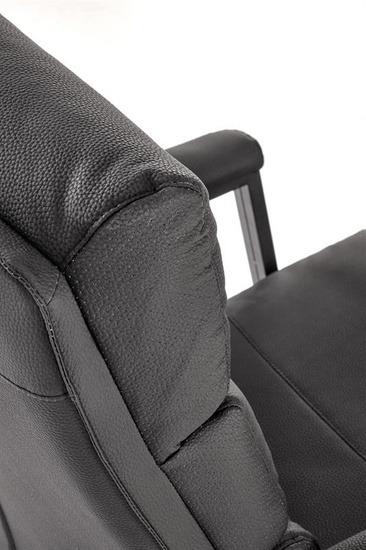 Fotel obrotowy ADRIANO 2 czarna ekoskóra z mechanizmem TILT