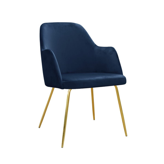Stylowe krzesło CAPRIO ideal gold z ergonomicznymi podłokietnikami