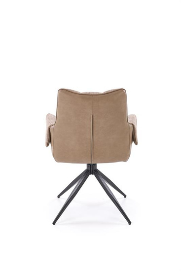 Krzesło z funkcją obrotu K579 w brązowym kolorze