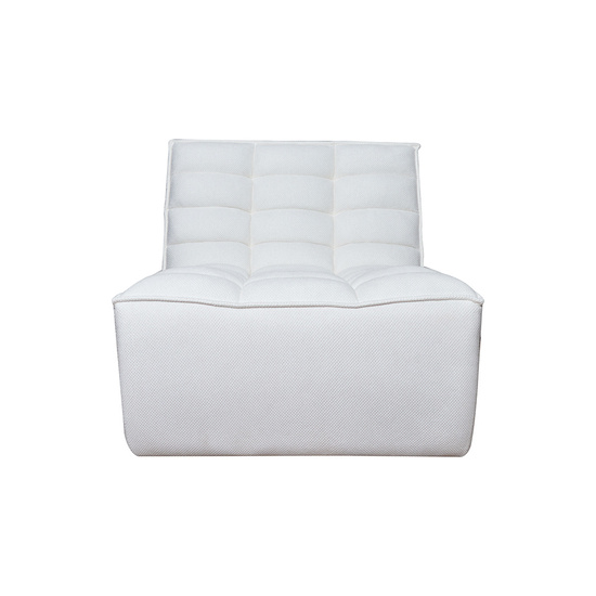 Stylowy Fotel LINDA z geometrycznymi przeszyciami