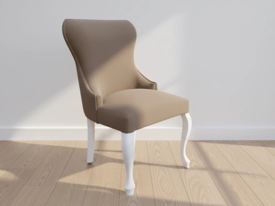 Gładkie krzesło tapicerowane GOLDI ludwik