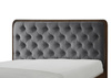 Designerskie łóżko CASSIDY 160 popiel/orzech