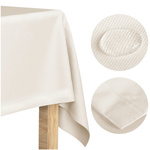 Plamoodporny klasyczny obrus ELEGANT jasny beż 150x240