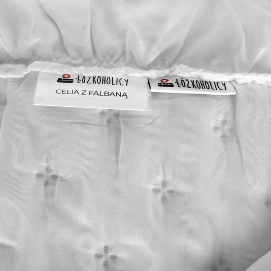 Narzuta 70 x 160 Pikowana Z Falbaną Celia 05