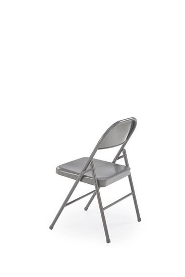 Krzesło składane K565 w kolorze popielatym 