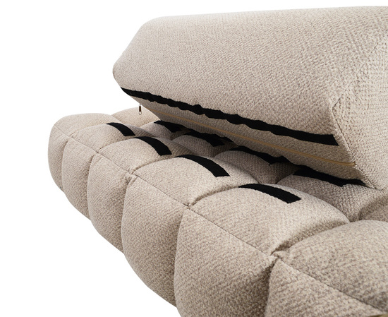 Nowoczesna sofa MELBY z pikowanym siedziskiem  