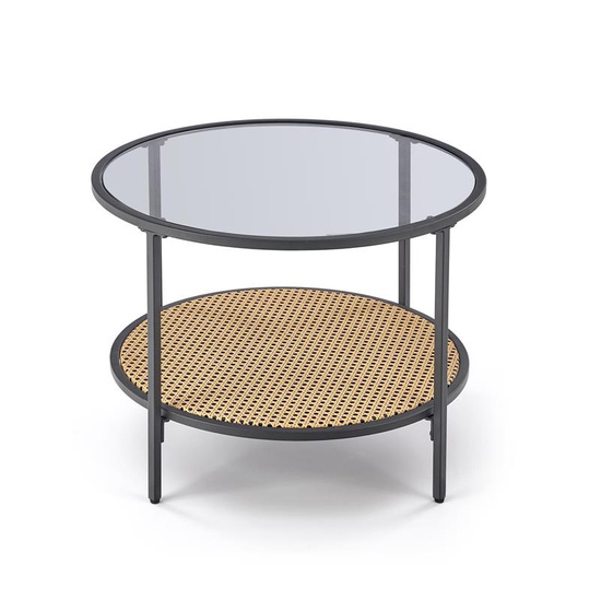 Stylowa ława DAKOTA w kolorze dymiony / naturalny