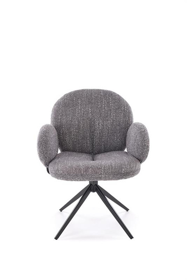 Krzesło z funkcją obracania K568 w popielatym kolorze