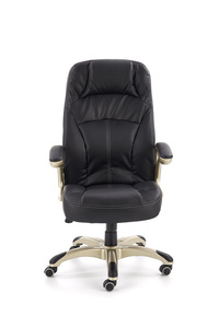 Ergonomiczny fotel biurowy CARLOS czarno-złoty