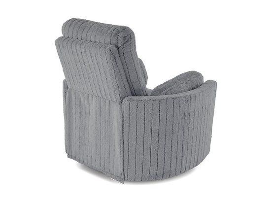 Elektryczny fotel wypoczynkowy PEGAS w kolorze popielatym z funkcją relaks