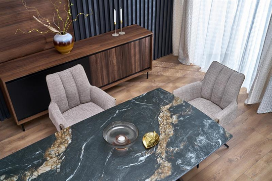 Krzesło z funkcją obrotu K579 w brązowym kolorze