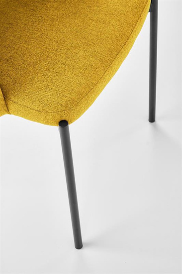 Krzesło K373 w kolorze musztardowym 