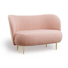 Nowoczesna sofa IKARO II ze złotymi nogami