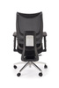 Fotel gabinetowy CASPER czarny ergonomiczny z regulacją i mechanizmem synchronicznym