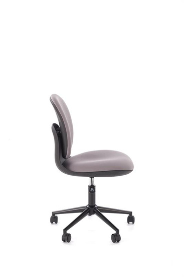 Fotel młodzieżowy ORION w kolorze czarno-popielatym