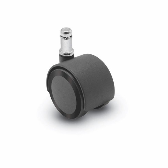 Uniwersalne kółko kauczukowe do fotela biurowego w kolorze czarnym