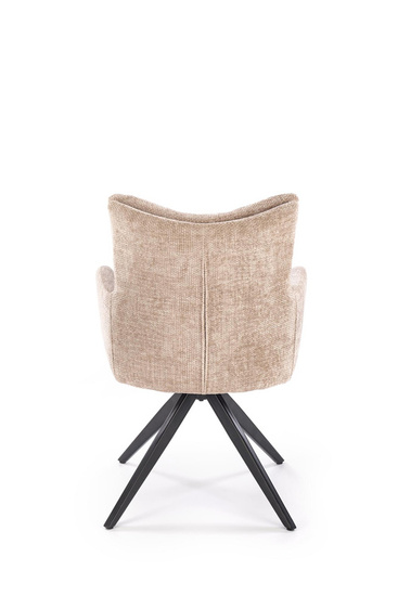 Designerskie krzesło obrotowe K540 w kolorze beżowym