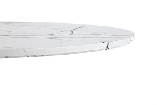 Stylowy stół DENVER z blatem w kolorze biały marmur