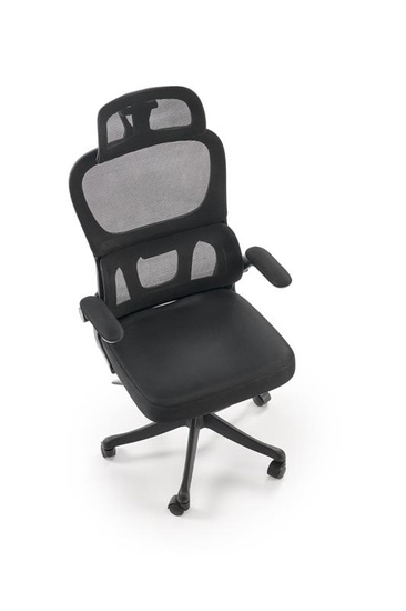 Fotel gabinetowy SOREN w czarnym kolorze