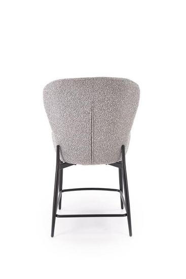 Stylowy hoker H126 w kolorze popielatym