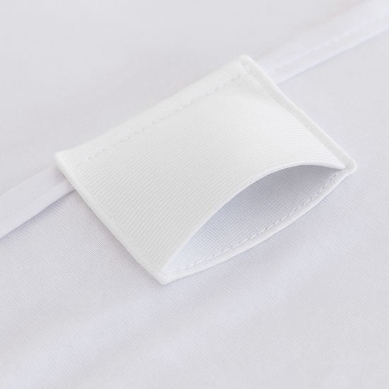 Pokrowiec 45 x 97 Na Krzesło Bankietowe Philip Biały