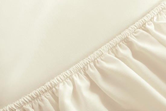 Prześcieradło 90 x 200 Z Gumką Bolzano Śmietanka