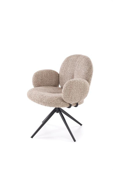 Krzesło z funkcją obracania K568 w kolorze ciemny beżowy