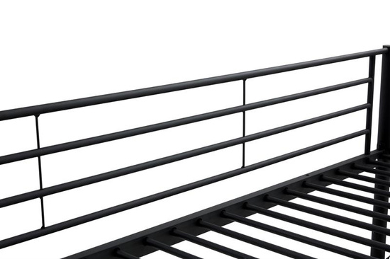 Łóżko piętrowe BUNKY w kolorze czarnym