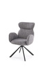 Krzesło z obrotowym siedziskiem K571 w popielatym kolorze