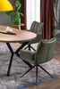 Krzesło z funkcją obrotu K579 w zielonym kolorze 