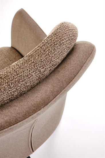 Krzesło z funkcją obracania K591 w brązowym kolorze