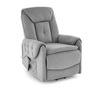 Rozkładany fotel HORTON w popielatym kolorze