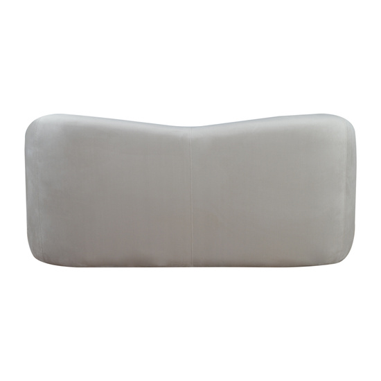 Designerska dwusobowa sofa AUSTIN II o opływowym kształcie