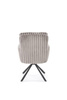 Krzesło z obrotowym siedziskiem K572 w popielatym kolorze