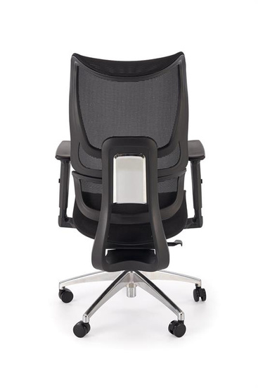 Fotel gabinetowy CASPER czarny ergonomiczny z regulacją i mechanizmem synchronicznym