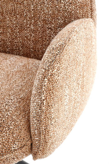 Krzesło z obrotowym siedziskiem K571 w cynamonowym kolorze