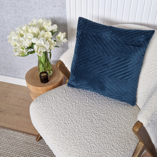 Poszewka 45 x 45 Jodełka Welurowa Caden 08