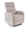 Fotel wypoczynkowy CARINIO jasny beż elektryczny z funkcją masażu