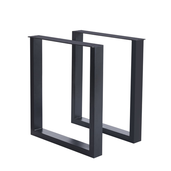 Komplet nóg do stołu 60×71 cm czarny