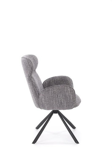 Krzesło z obrotowym siedziskiem K571 w popielatym kolorze