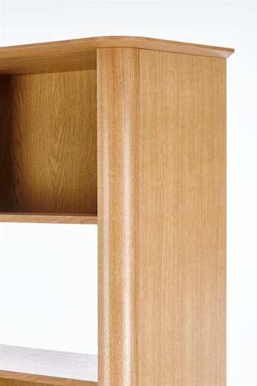 Regał SMART REG-1 dąb naturalny/czarny