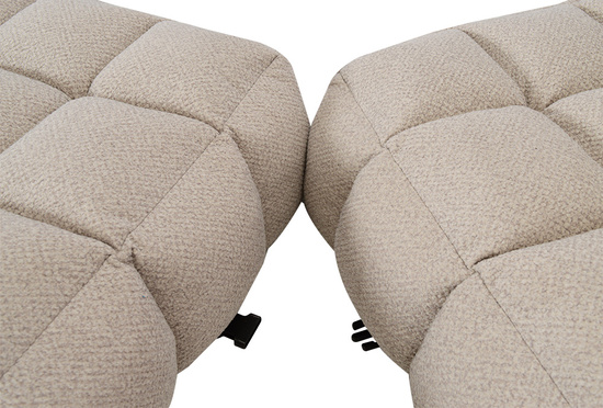 Nowoczesna sofa MELBY z pikowanym siedziskiem  