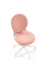 Fotel młodzieżowy ORION 2 w kolorze biały – jasny różowy