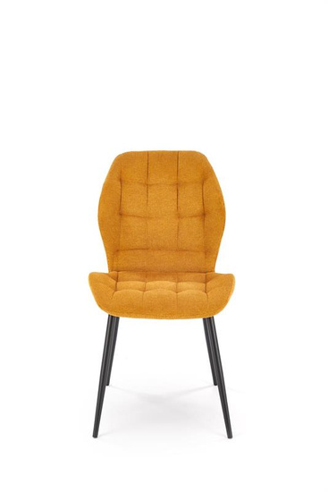 Krzesło K548 w kolorze musztardowym 