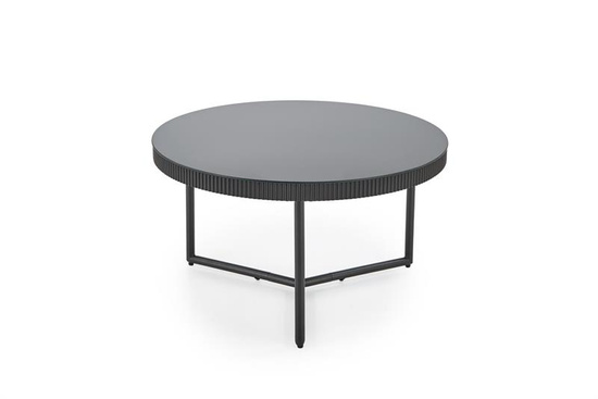 Ława COSMO czarna okrągła fi80 cm