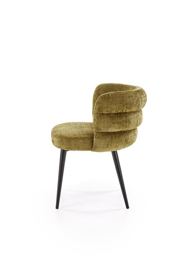 Krzesło kubełkowe K575 w oliwkowym kolorze