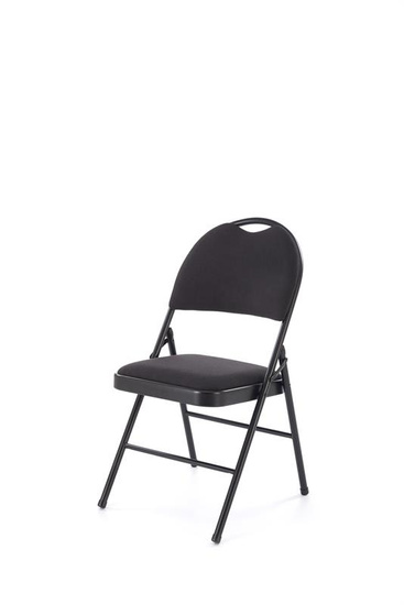 Krzesło składane K566 w kolorze czarnym