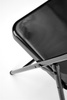 Krzesło składane K565 w kolorze czarnym 