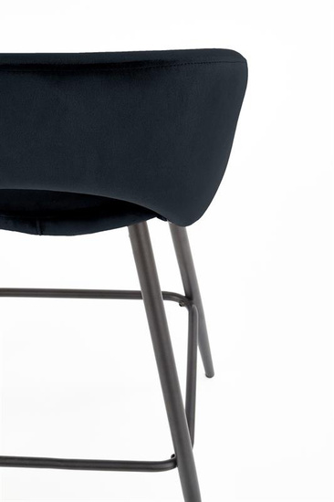 Nowoczesny hoker H96 w kolorze czarnym